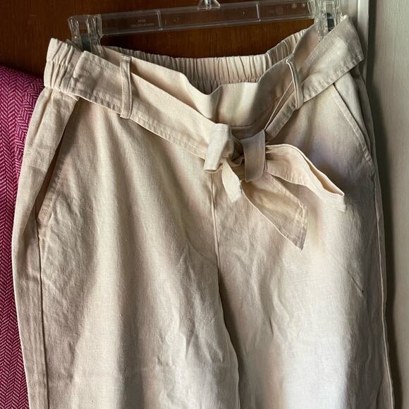 J Crew linen crop pants new - Picture 4 of 7